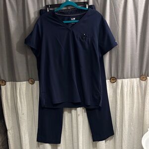 Koi next gen. Scrub set navy XL M